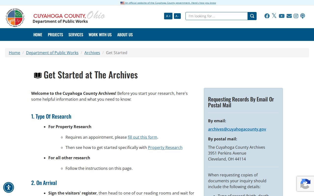 Cuyahoga County city directory research at the County Archives collections guide