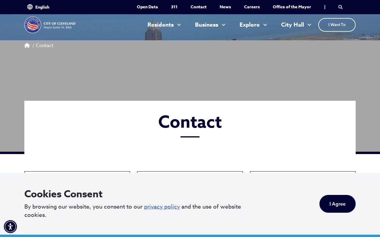 Cuyahoga County neighbors reference for Cleveland official contact information