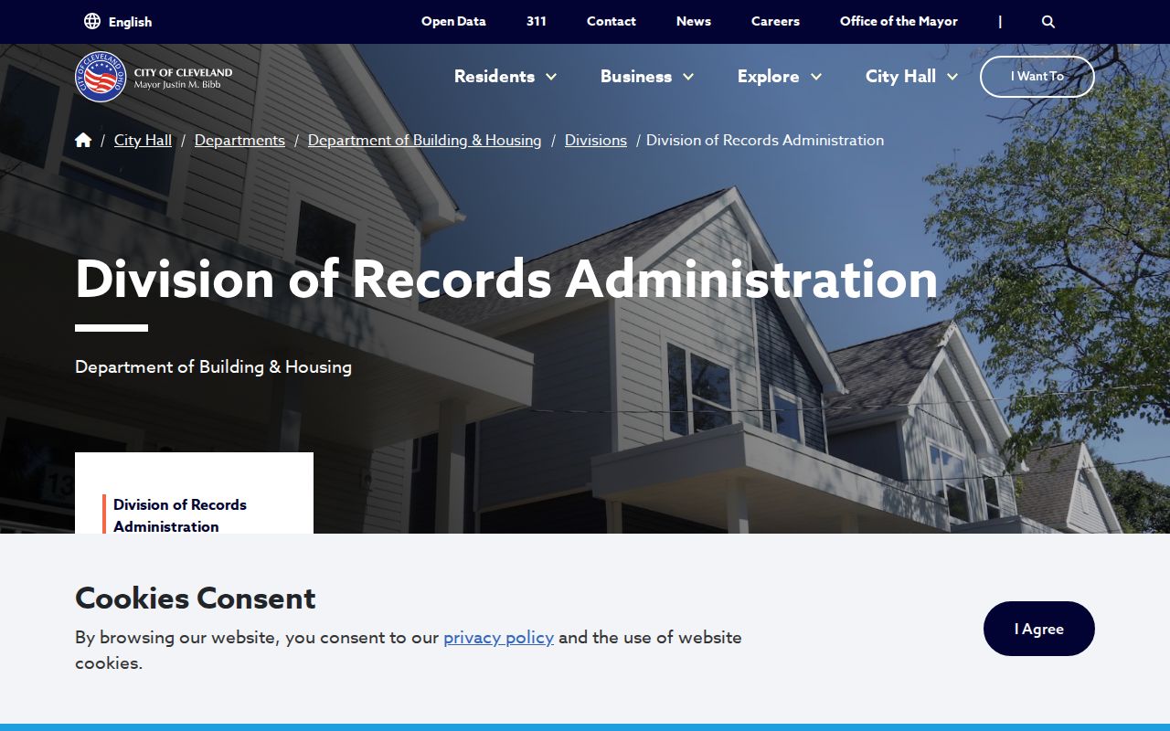 Cuyahoga County street directory Cleveland permit records source